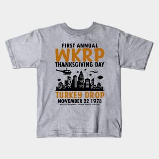 Wkrp Turkey Drop Kids T-Shirt